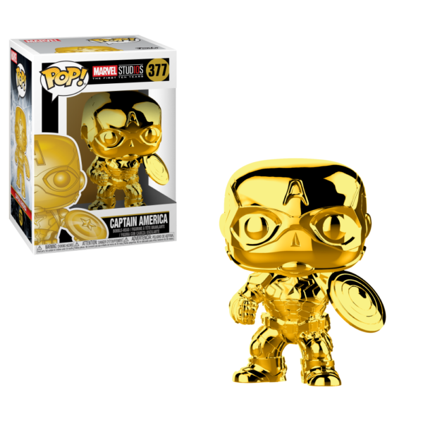 Funko Pop Marvel Capitan America Gold