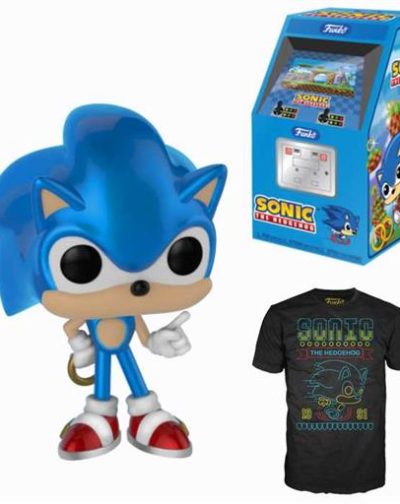 Funko Pop SONIC Y CAMISETA EN CAJA DE REGALO TALLA S