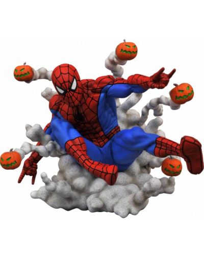 diorama-marvel-comic-gallery-spider-man-pumpkin-bombs-15-cm