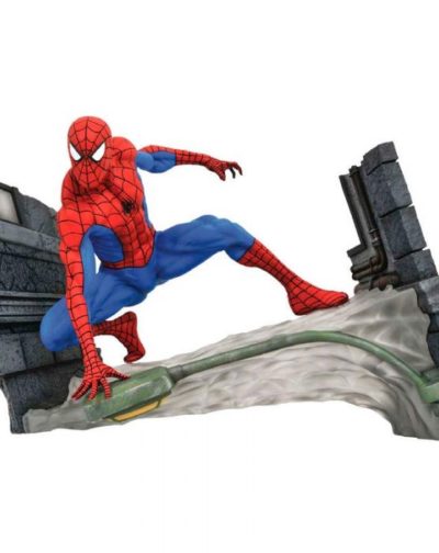 figura-diorama-spiderman-webbing-marvel-gallery-18-cm