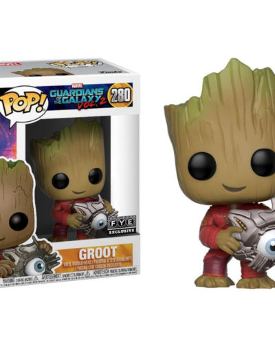 Funko Pop Marvel Guardianes de la Galaxía Groot with Cyber Eye Exclusive