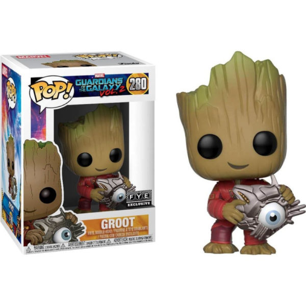 Funko Pop Marvel Guardianes de la Galaxía Groot with Cyber Eye Exclusive