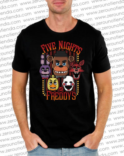 Camiseta Five Nights At Freddy´s