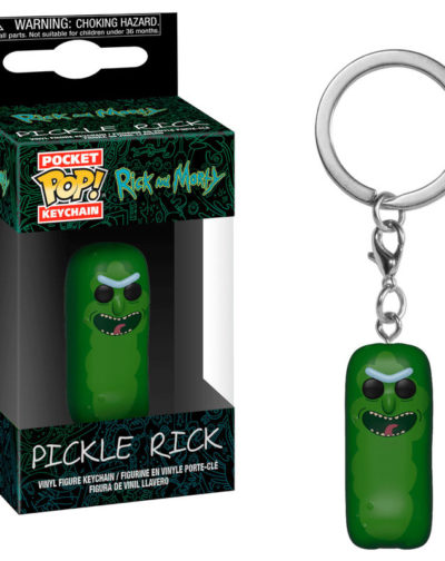 Llavero Pocket POP Rick & Morty Pickle Rick