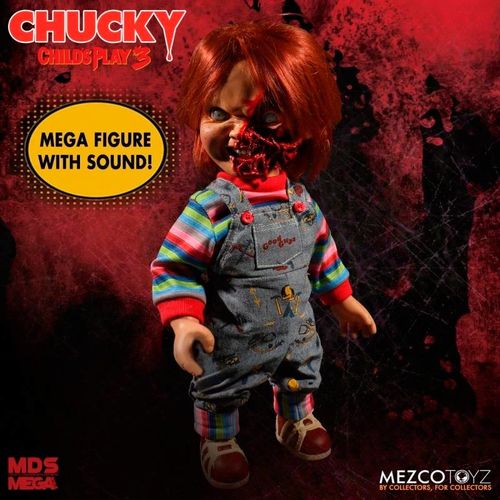 Figura Chucky 37cm Talking Pizza Face sonido 1