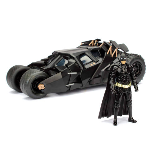 Set figura & coche metal Batmovil 2008 El Caballero Oscuro Batman DC Comics 1