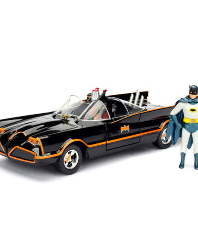 Set figura & coche metal Batmovil 1966 Classic TV Batman DC Comics