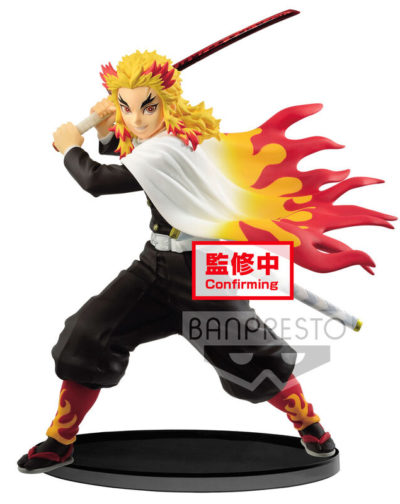 Figura Kyojuro Rengoku Vibration Stars Demon Slayer Kimetsu no Yaiba Banpresto