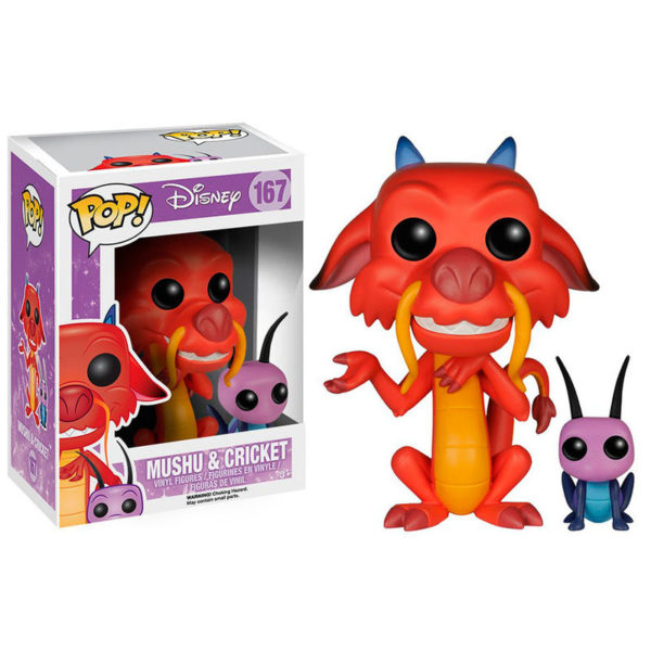 Funko Pop Disney Mulan Mushu & Cricket