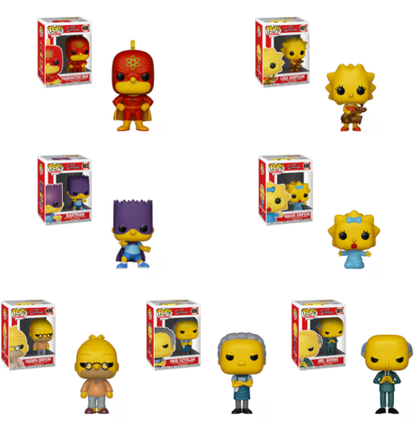 Funko POP PACK The Simpsons 7 modelos 1