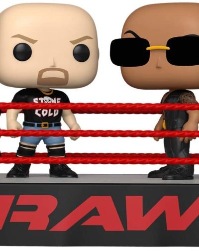 Funko POP Moment The Rock vs Stone Cold in Wrestling Ring 1