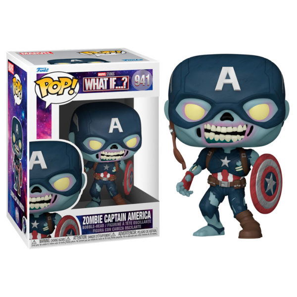 Funko POP Marvel What If Zombie Captain America