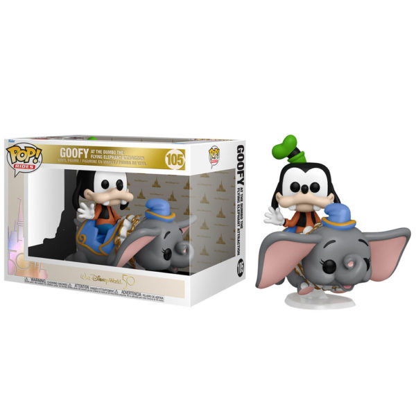 Funko POP Disney World 50th Goofy At the Dumbo the Flying Elephant Attraction