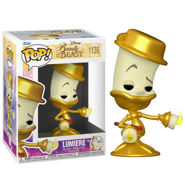 Funko POP Disney La Bella y la Bestia Lumiere